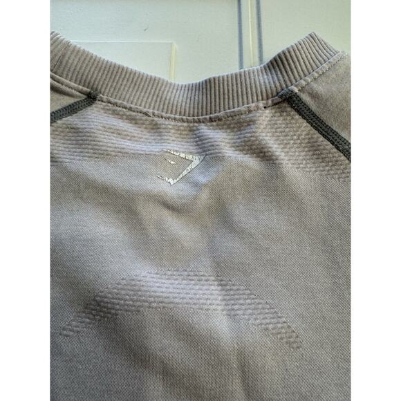 Gymshark Vital Seamless 2.0 Cropped Pink Gray Ombre Long Sleeve Size XS - Picture 5 of 7